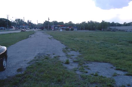 Waterford Drive-In Theatre - Entrance Driveway - Photo From Water Winter Wonderland